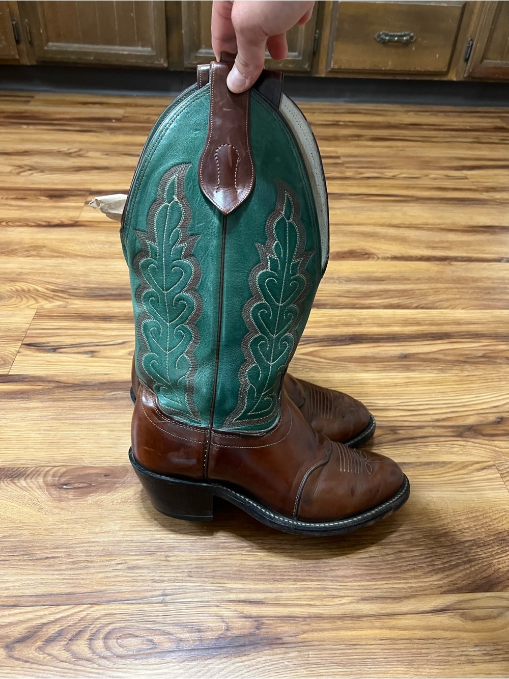 vintage olathe cowboy boots Size 9EE - Picture 3 of 7